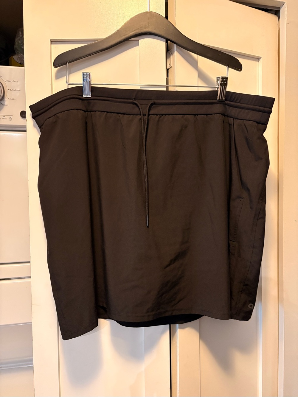Black Women's Active Skort with pockets